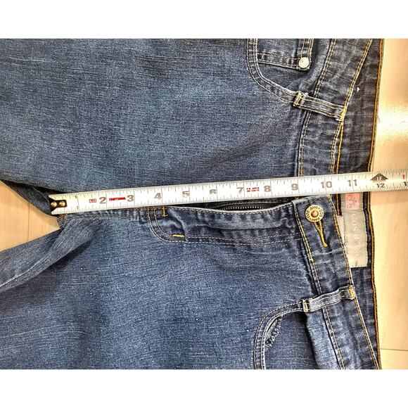 COS Women Jeans 12 Y2K Rhinestones Boot Cut Embroidered Embellished Flare Leg - Picture 7 of 16